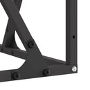 vidaXL Tűzrakó Fekete 80 x 80 x 40 cm Acél