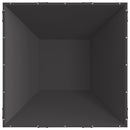 vidaXL Tűzrakó Fekete 80 x 80 x 40 cm Acél