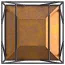 vidaXL Tűzrakó Barna 80 x 80 x 40 cm Acél