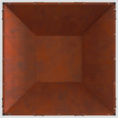 vidaXL Tűzrakó Barna 80 x 80 x 40 cm Időjárásálló acél