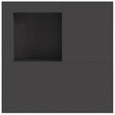 vidaXL Tűzrakó Fekete 100 x 100 x 30 cm Acél