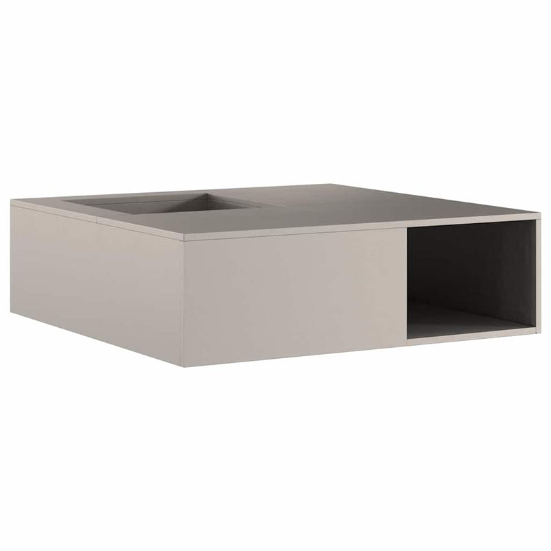 vidaXL Tűzrakó Barna 100 x 100 x 30 cm időjárásálló acél