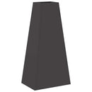 vidaXL Tűzrakó Fekete 50 x 35 x 100 cm Acél