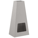 vidaXL Tűzrakó Barna 50 x 35 x 100 cm Időjárásálló acél