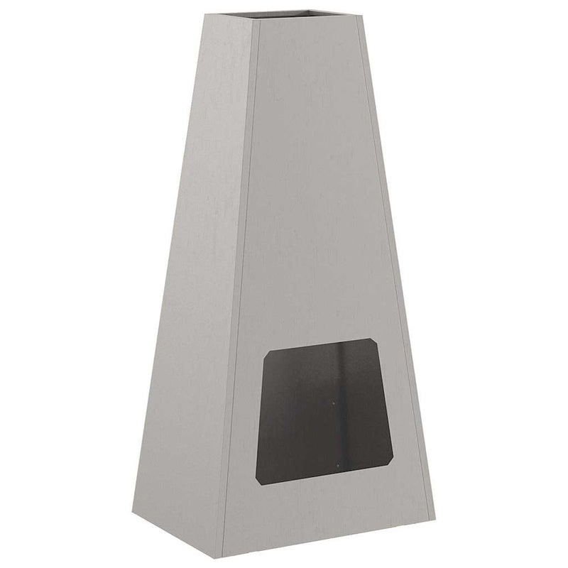 vidaXL Tűzrakó Barna 50 x 35 x 100 cm időjárásálló acél