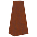 vidaXL Tűzrakó Barna 50 x 35 x 100 cm Időjárásálló acél