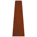 vidaXL Tűzrakó Barna 50 x 35 x 100 cm Időjárásálló acél