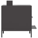 vidaXL Kézi Tűzhely Fekete 35 x 50 x 60 cm Hidegen hengerelt acél