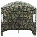 vidaXL Horgászernyő 290 x 225 cm Oxford Poliészter Terepszínű