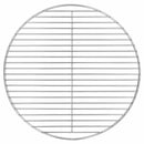 vidaXL Grillrács Ezüst 43 x 43 cm Rozsdamentes acél