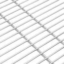 vidaXL Grillrács Ezüst 60 x 60 cm Rozsdamentes acél