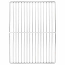 vidaXL Grill rács Ezüst 40 x 30 cm Rozsdamentes acél