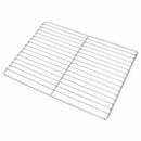 vidaXL Grill rács Ezüst 40 x 30 cm Rozsdamentes acél