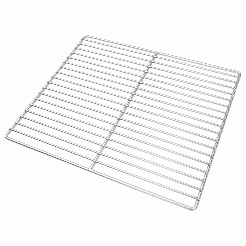 vidaXL Grill rács Ezüst 40 x 35 cm Rozsdamentes acél