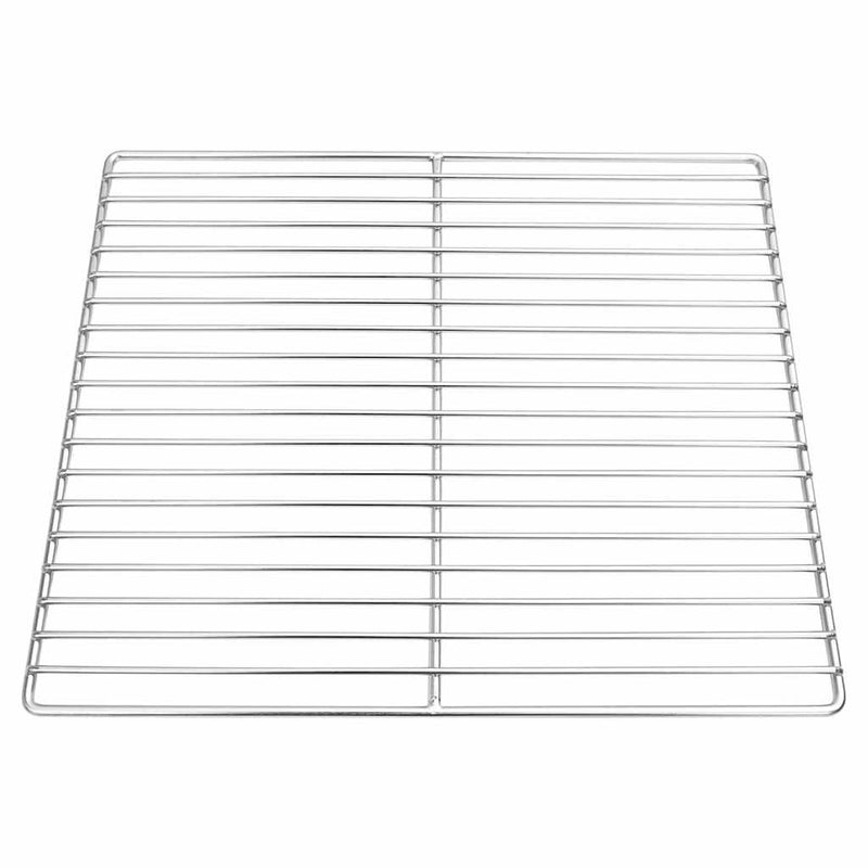 vidaXL Grill rács Ezüst 40 x 35 cm Rozsdamentes acél