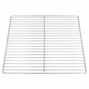 vidaXL Grill rács 45 x 40 cm Rozsdamentes Acél Ezüst