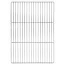 vidaXL Grill rács 50 x 35 cm Rozsdamentes Acél Ezüst