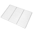 vidaXL Grill rács Ezüst 50 x 35 cm Rozsdamentes acél