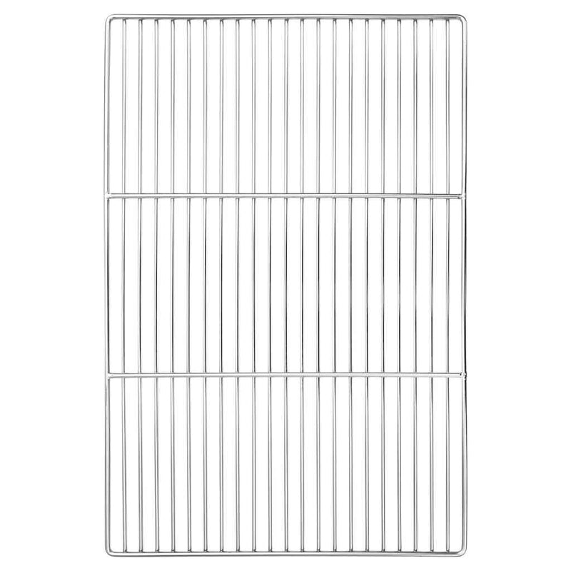 vidaXL Grill rács Ezüst 60 x 40 cm Rozsdamentes acél