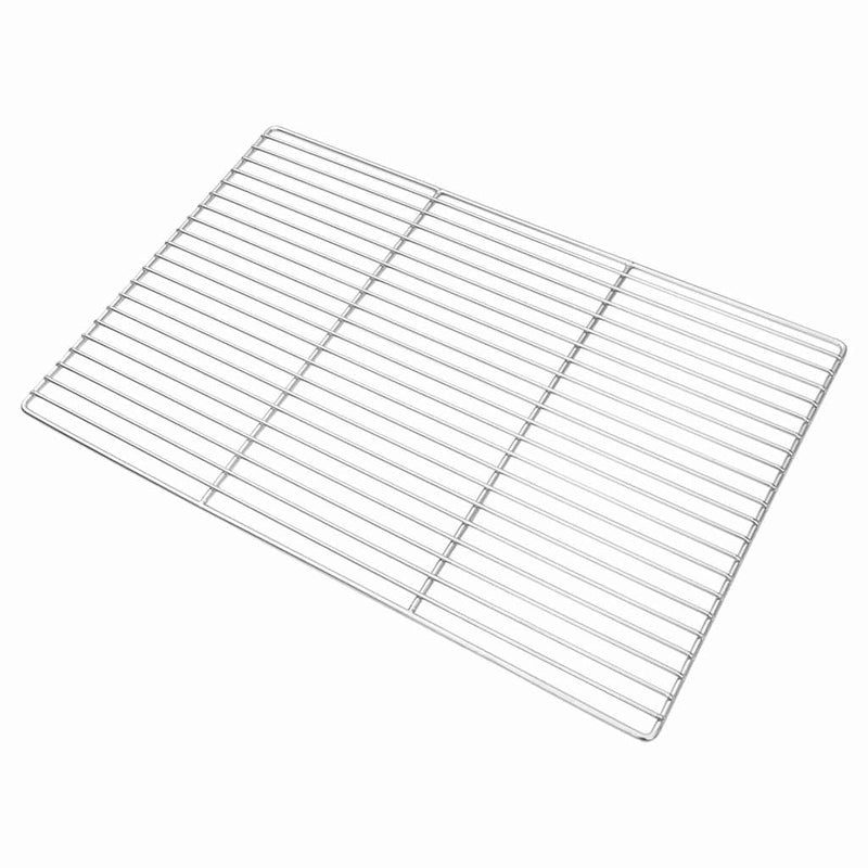 vidaXL Grill rács Ezüst 60 x 40 cm Rozsdamentes acél