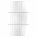 vidaXL Grill rács Ezüst 67 x 40 cm Rozsdamentes acél
