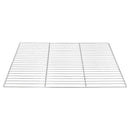 vidaXL Grill rács Ezüst 67 x 40 cm Rozsdamentes acél