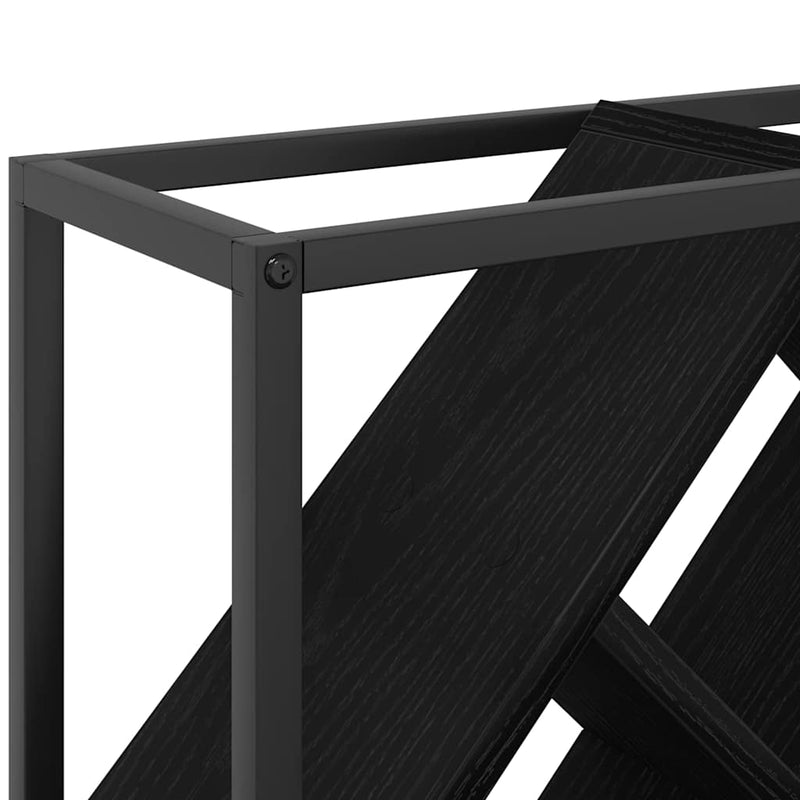 vidaXL Borágas Musta tammi 51 x 18 x 52.5 cm Faanyag