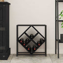 vidaXL Borágas Fekete tölgy 51 x 18 x 52,5 cm Faanyag