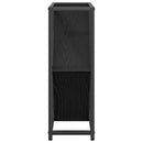 vidaXL Borágas Fekete tölgy 51 x 18 x 52,5 cm Faanyag