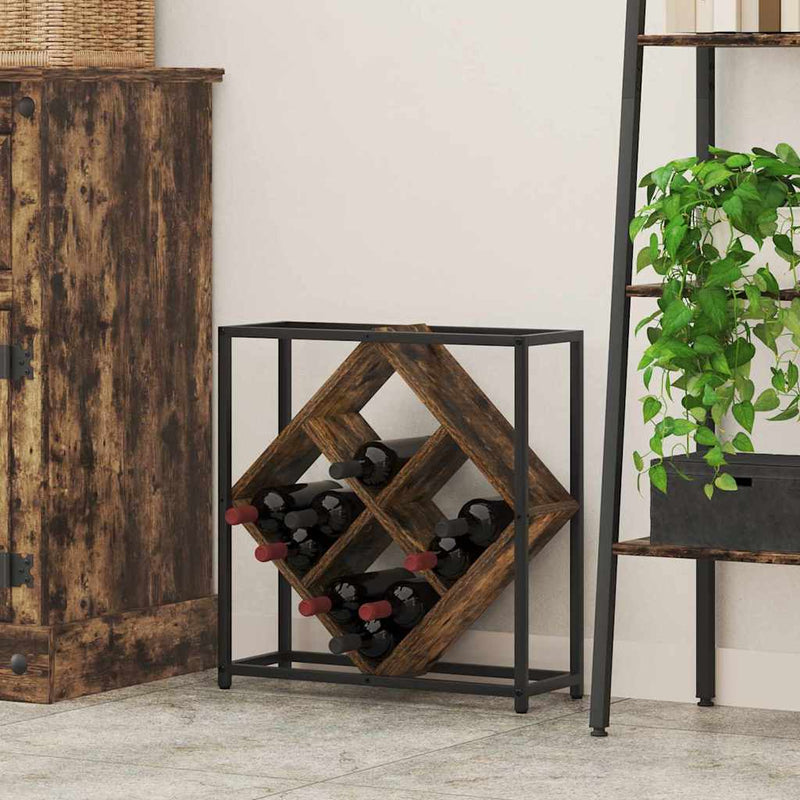 vidaXL Borágas Füstölt tölgy 51 x 18 x 52.5 cm Faanyag