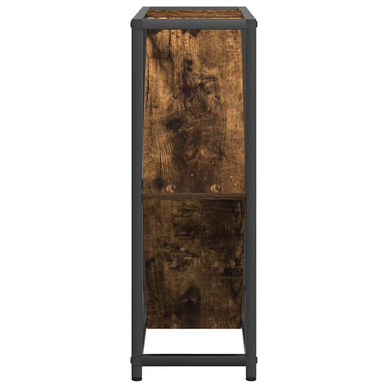 vidaXL Borágas Füstölt tölgy 51 x 18 x 52.5 cm Faanyag
