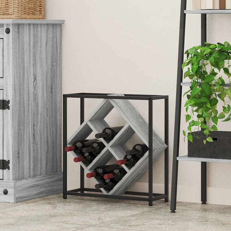vidaXL Borágas Szürke 51 x 18 x 52.5 cm Faanyag
