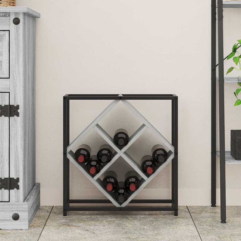 vidaXL Borágas Szürke 51 x 18 x 52.5 cm Faanyag