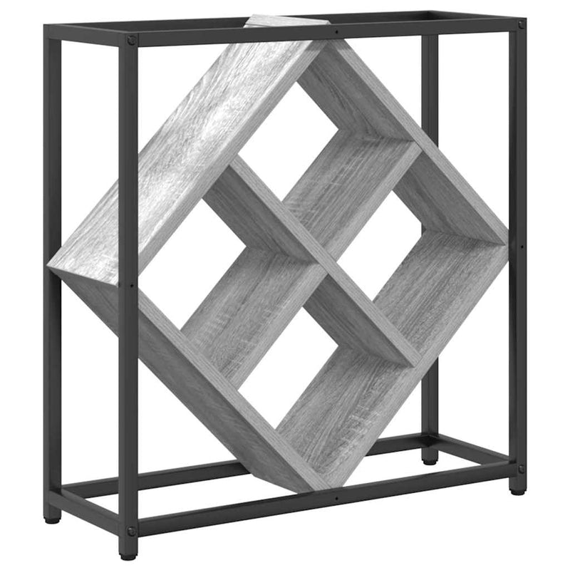 vidaXL Borágas Szürke 51 x 18 x 52.5 cm Faanyag