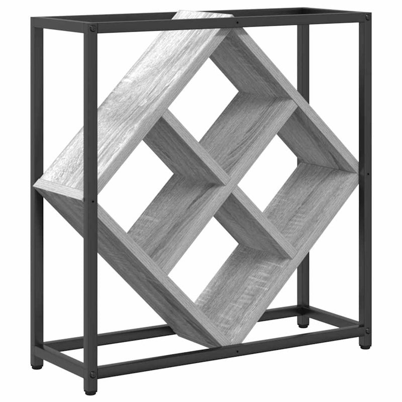 vidaXL Borágas Szürke 51 x 18 x 52.5 cm Faanyag
