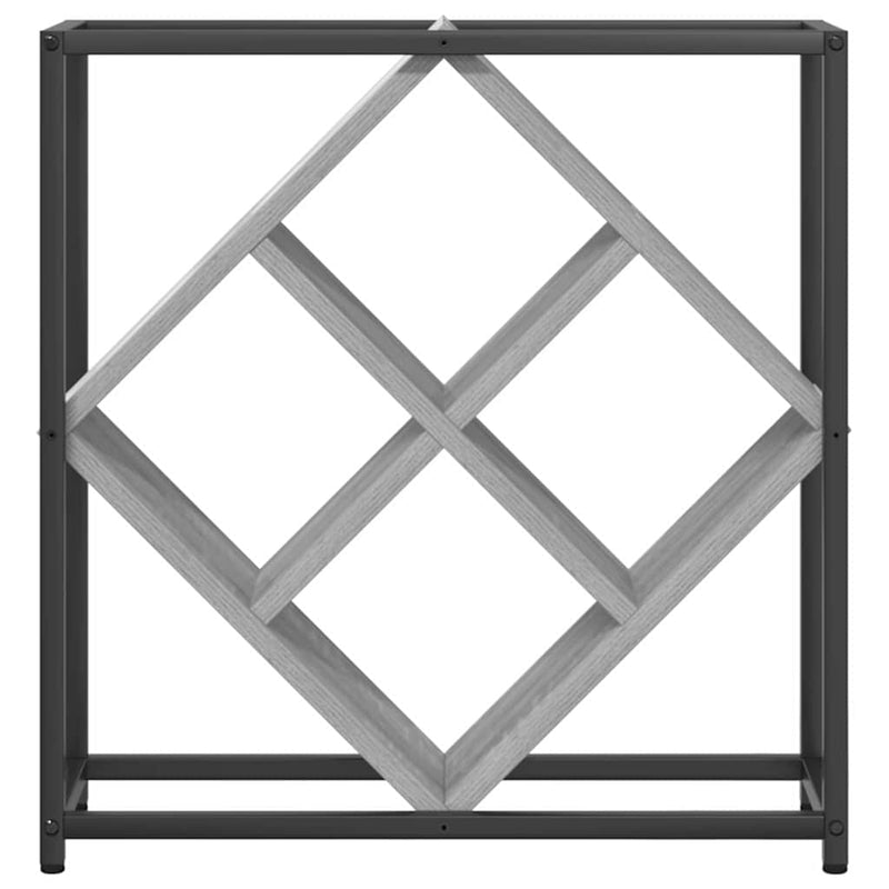 vidaXL Borágas Szürke 51 x 18 x 52,5 cm Faanyag