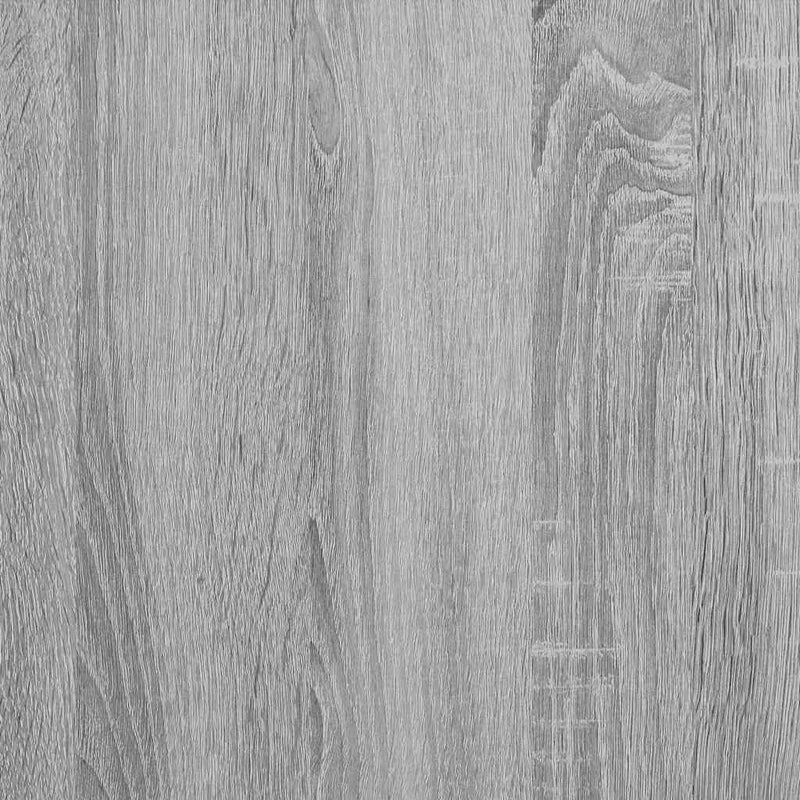 vidaXL Borágas Szürke 51 x 18 x 52.5 cm Faanyag