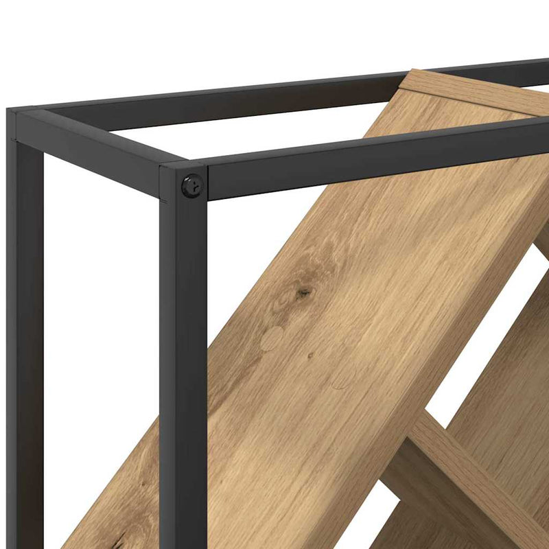 vidaXL Borágas kézműves tölgy 51 x 18 x 52,5 cm Faanyag