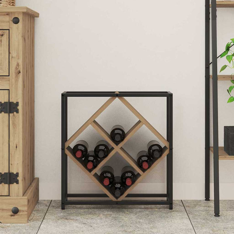 vidaXL Borágas kézműves tölgy 51 x 18 x 52.5 cm Faanyag