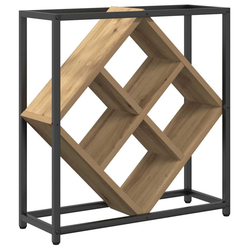 vidaXL Borágas kézműves tölgy 51 x 18 x 52.5 cm Faanyag
