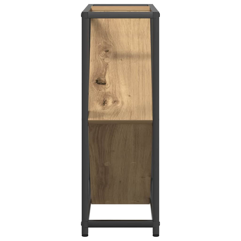 vidaXL Borágas kézműves tölgy 51 x 18 x 52.5 cm Faanyag