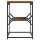 vidaXL Oldal asztal Öreg fa 41 x 40 x 60 cm Műszaki fa és acél