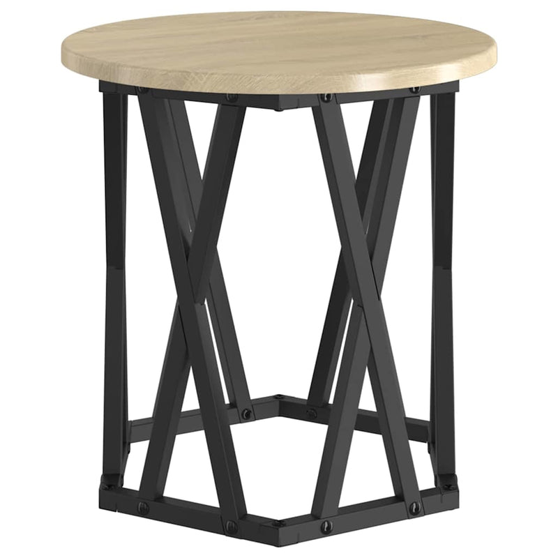 vidaXL Oldal asztal 2 pcs sonoma tölgy 50 x 50 x 40 cm