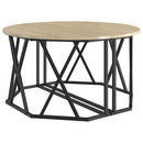 vidaXL Dohányzóasztal Sonoma tölgy 80 x 80 x 42 cm Műszaki fa és acél