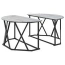 vidaXL Dohányzóasztal Szürke Sonoma 80 x 80 x 42 cm Műszaki fa és acél