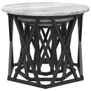 vidaXL Fészek oldalsó asztal 3 pcs Szürke Sonoma Műszaki fa és acél