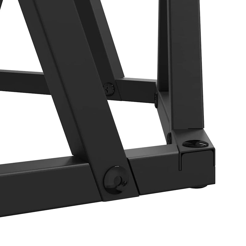 vidaXL Dohányzóasztal 2 pcs Musta tammi 50 x 50 x 50 cm