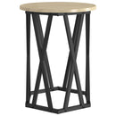 vidaXL Dohányzóasztal 2 pcs Sonoma tölgy Műszaki fa és acél