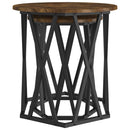 vidaXL Dohányzóasztal 2 pcs Füstölt tölgy Műszaki fa és acél