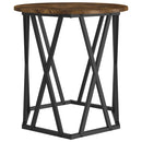 vidaXL Dohányzóasztal 2 pcs Füstölt tölgy Műszaki fa és acél